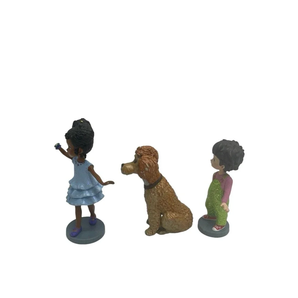 Lot of 4 Disney Junior Frenchy Dog, JoJo & Bree 3.5